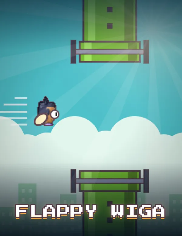 Portada de FLAPPY WIGA